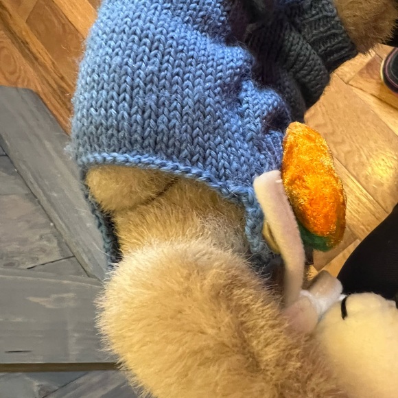 Super Adorable Vintage Teddy Bear in A Bunny Outfit by HugFun Intl Inc - Picture 3 of 9